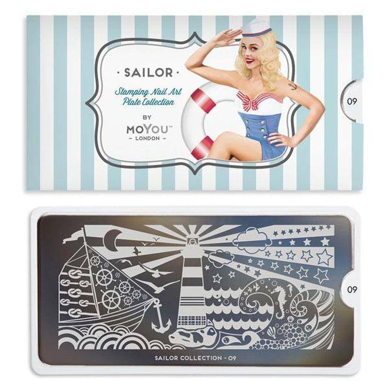 Sailor 09 ✦ Nail Stamping Plate - MoYou London