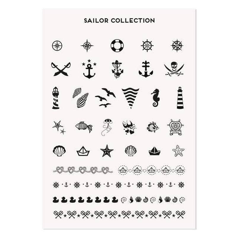 Sailor Black Temporary Tattoo - MoYou London