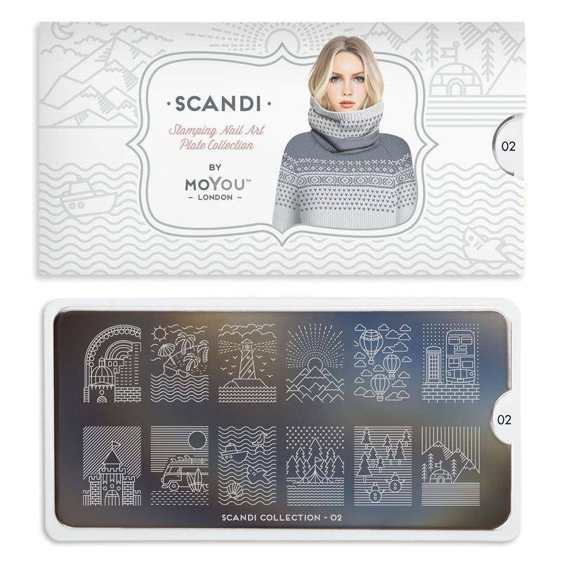 Scandi 02 ✦ Nail Stamping Plate - MoYou London