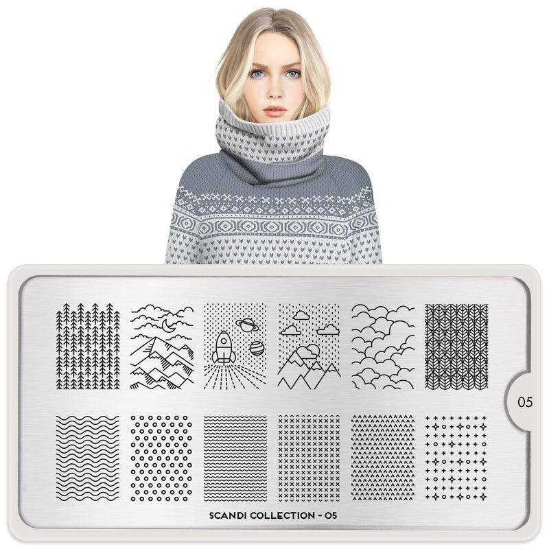 Scandi 05 ⦠Nail Stamping Plate - MoYou London