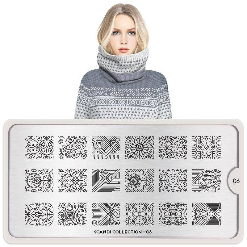 Scandi 06 ⦠Nail Stamping Plate - MoYou London