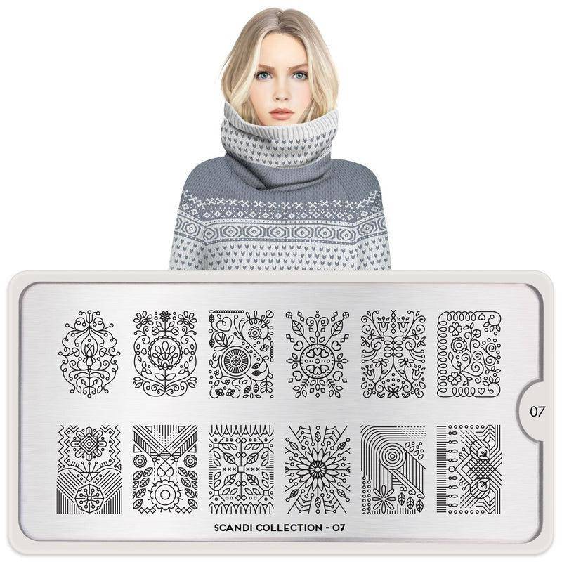 Scandi 07 ⦠Nail Stamping Plate - MoYou London