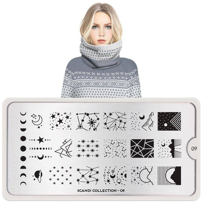 Scandi 09 ✦ Nail Stamping Plate - MoYou London