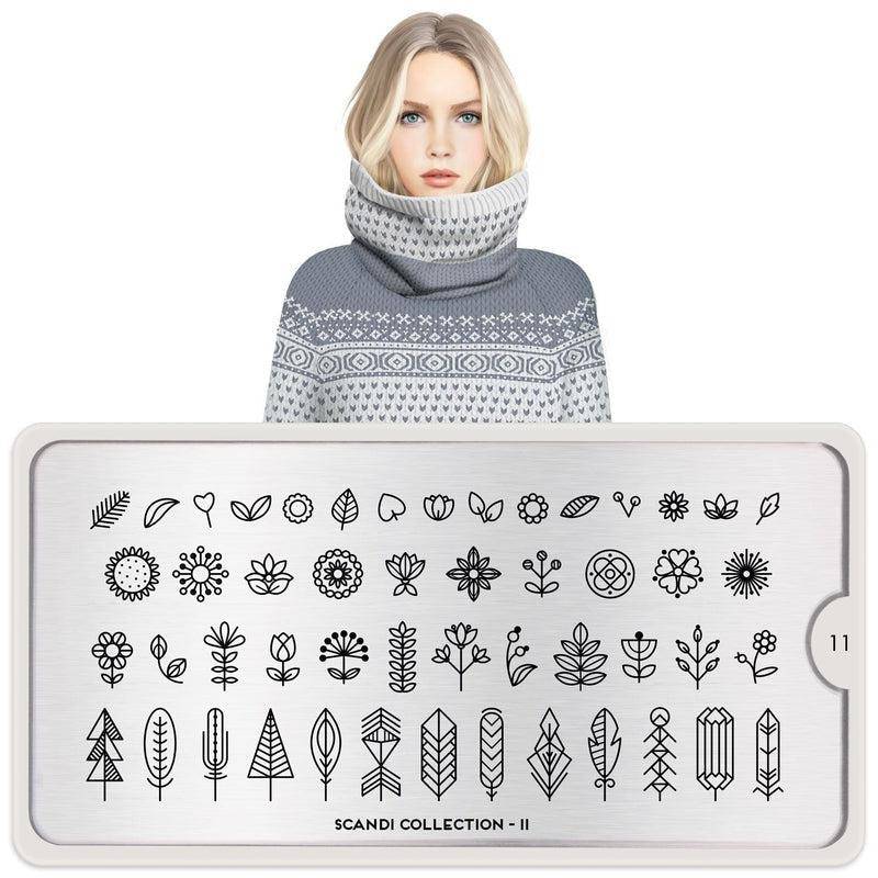 Scandi 11 ✦ Nail Stamping Plate - MoYou London