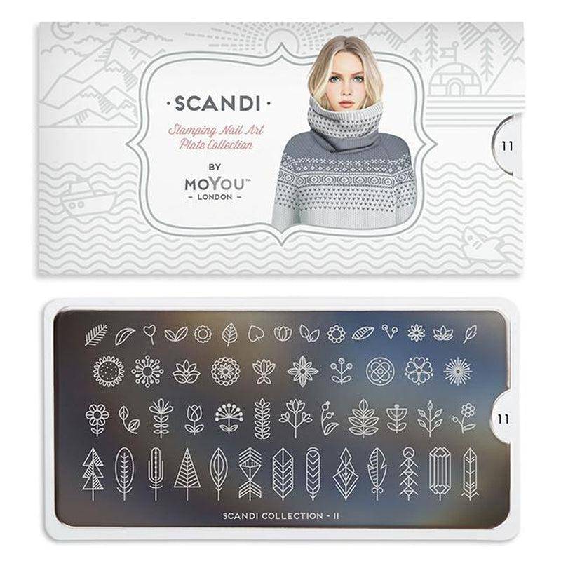 Scandi 11 ✦ Nail Stamping Plate - MoYou London