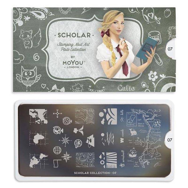 Scholar 07 ✦ Nail Stamping Plate - MoYou London