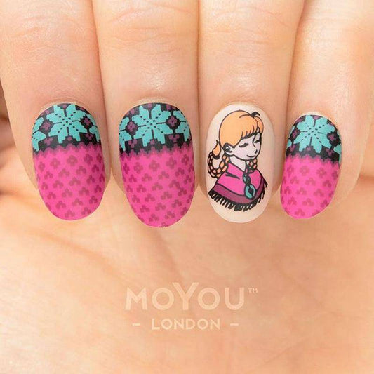 Snow 01 ✦ Nail Stamping Plate - MoYou London