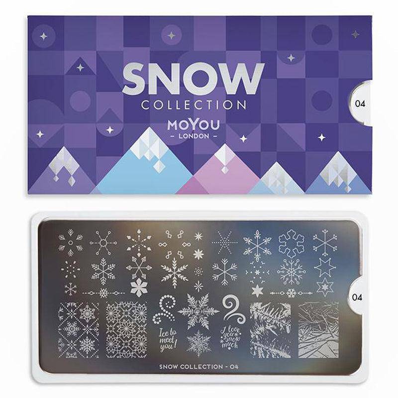 Snow 04 ✦ Nail Stamping Plate - MoYou London