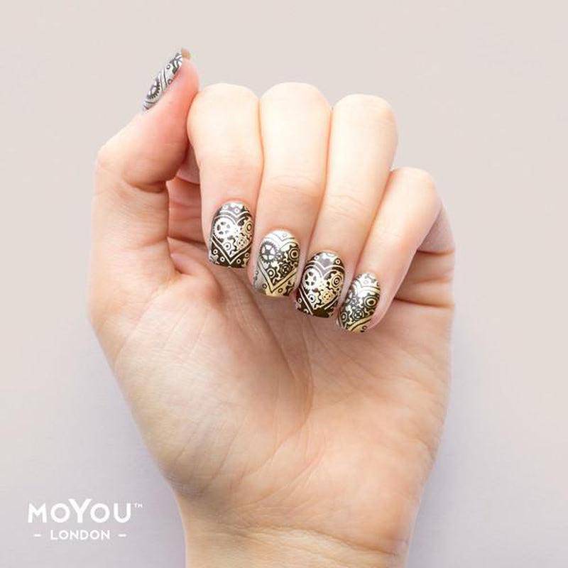 Steampunk 02 ✦ Nail Stamping Plate - MoYou London