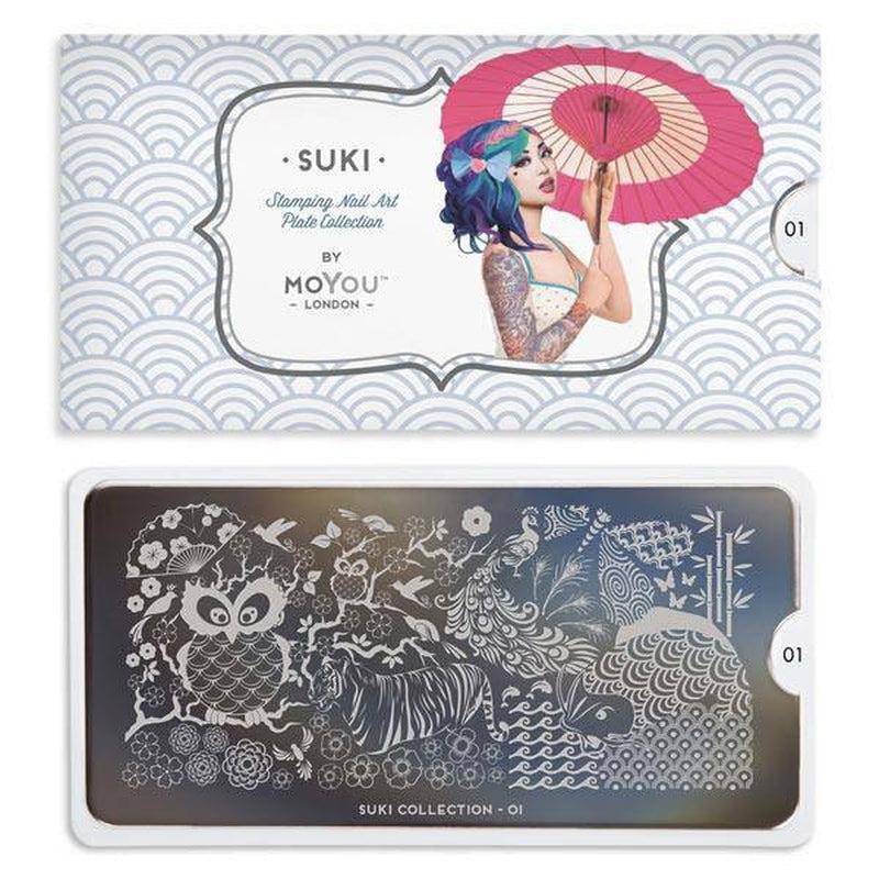 Suki 01 ✦ Nail Stamping Plate - MoYou London