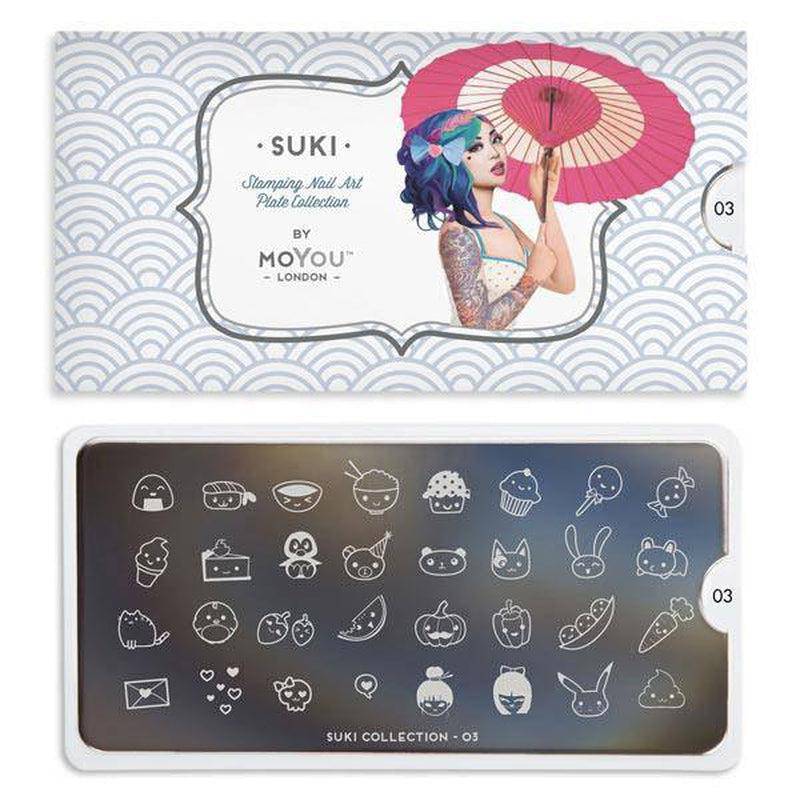 Suki 03 ✦ Nail Stamping Plate - MoYou London