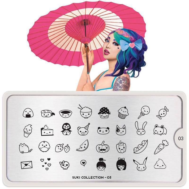 Suki 03 ✦ Nail Stamping Plate - MoYou London