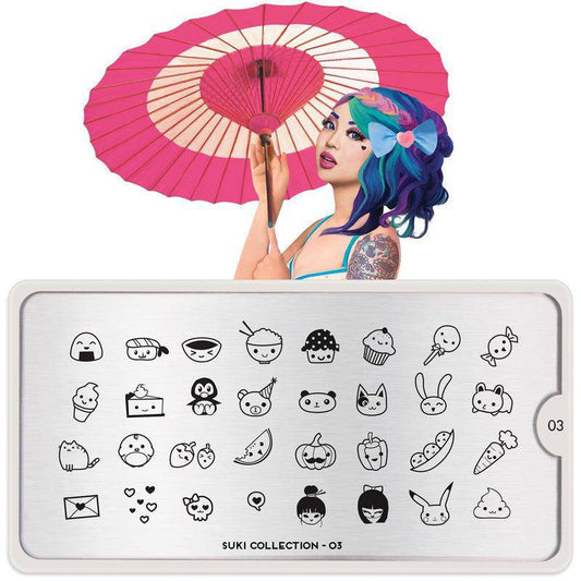 Suki 03 ✦ Nail Stamping Plate - MoYou London