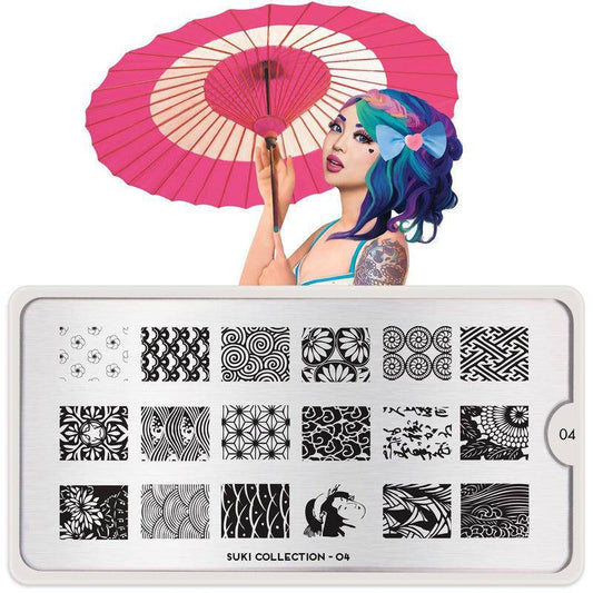 Suki 04 ✦ Nail Stamping Plate - MoYou London