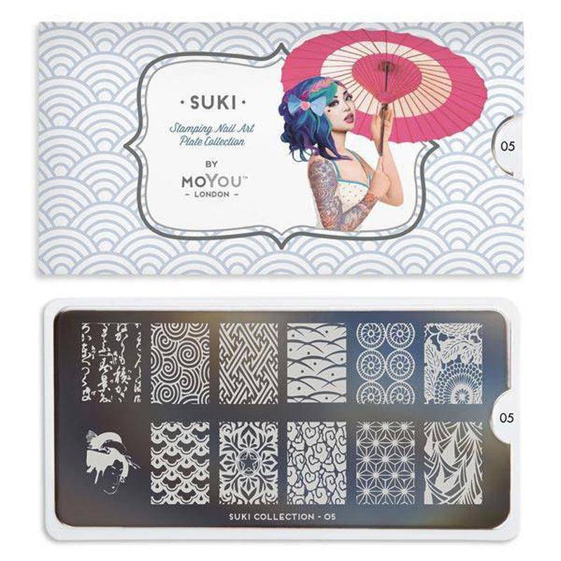 Suki 05 ✦ Nail Stamping Plate - MoYou London