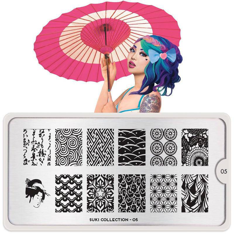 Suki 05 ✦ Nail Stamping Plate - MoYou London