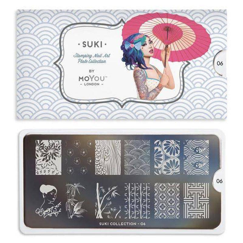 Suki 06 ✦ Nail Stamping Plate - MoYou London