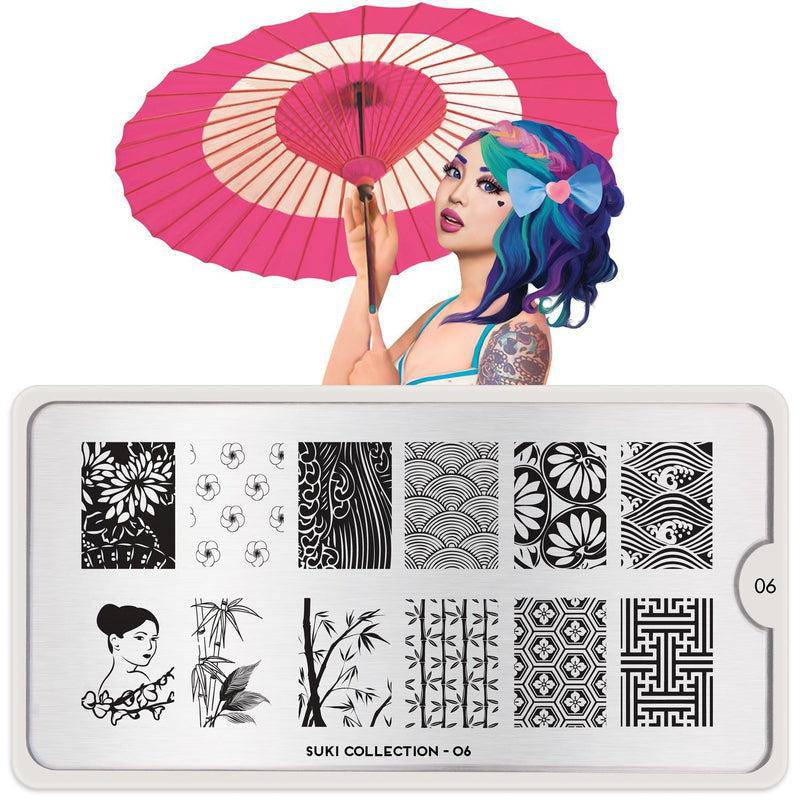 Suki 06 ✦ Nail Stamping Plate - MoYou London