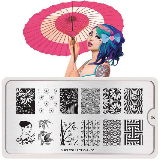 Suki 06 ✦ Nail Stamping Plate - MoYou London