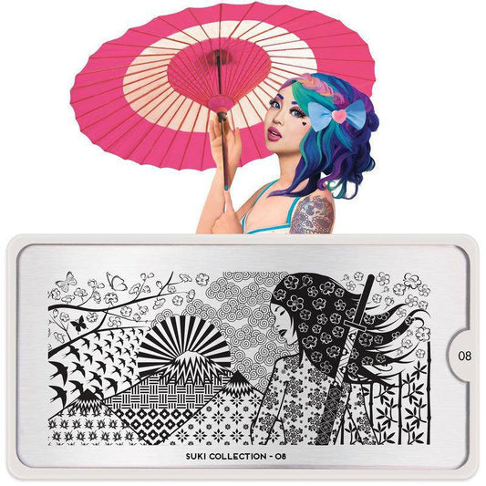 Suki 08 ✦ Nail Stamping Plate - MoYou London
