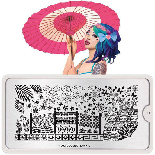 Suki 12 ✦ Nail Stamping Plate - MoYou London