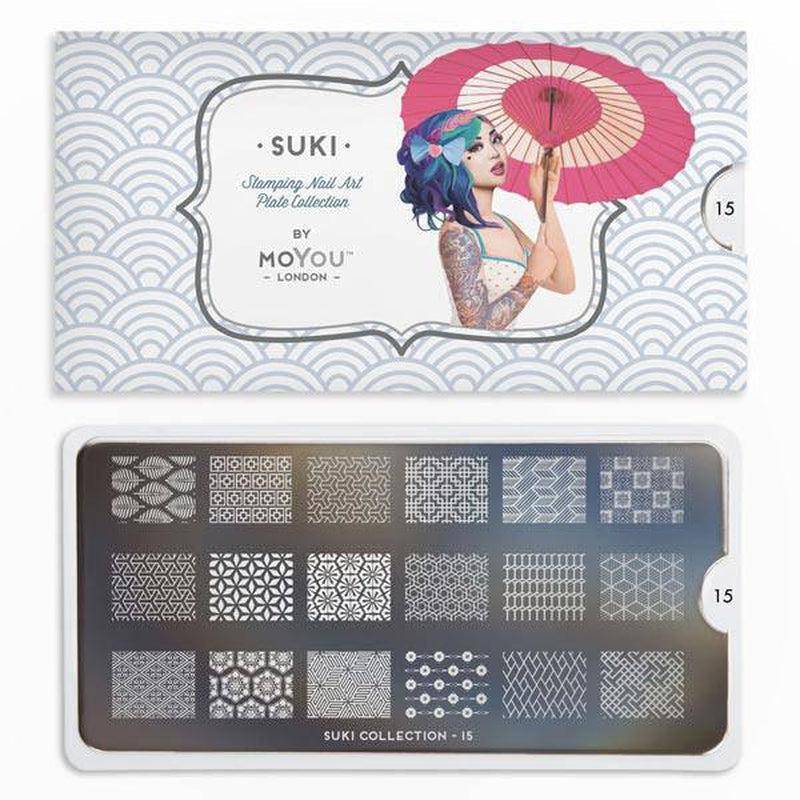 Suki 15 ✦ Nail Stamping Plate - MoYou London