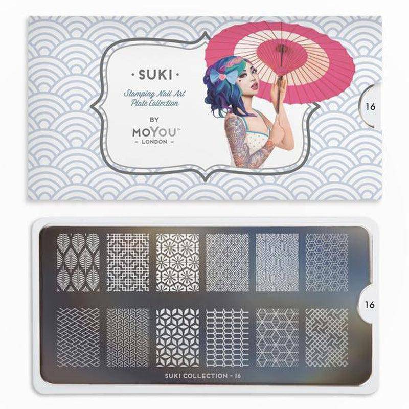 Suki 16 ✦ Nail Stamping Plate - MoYou London
