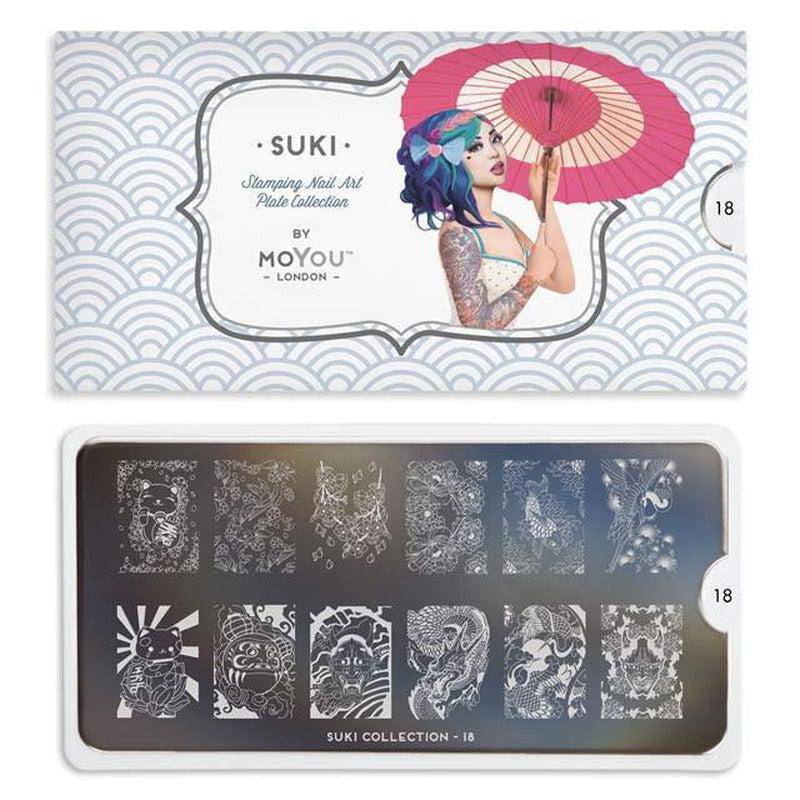 Suki 18 ✦ Nail Stamping Plate - MoYou London