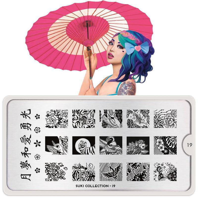 Suki 19 ✦ Nail Stamping Plate - MoYou London