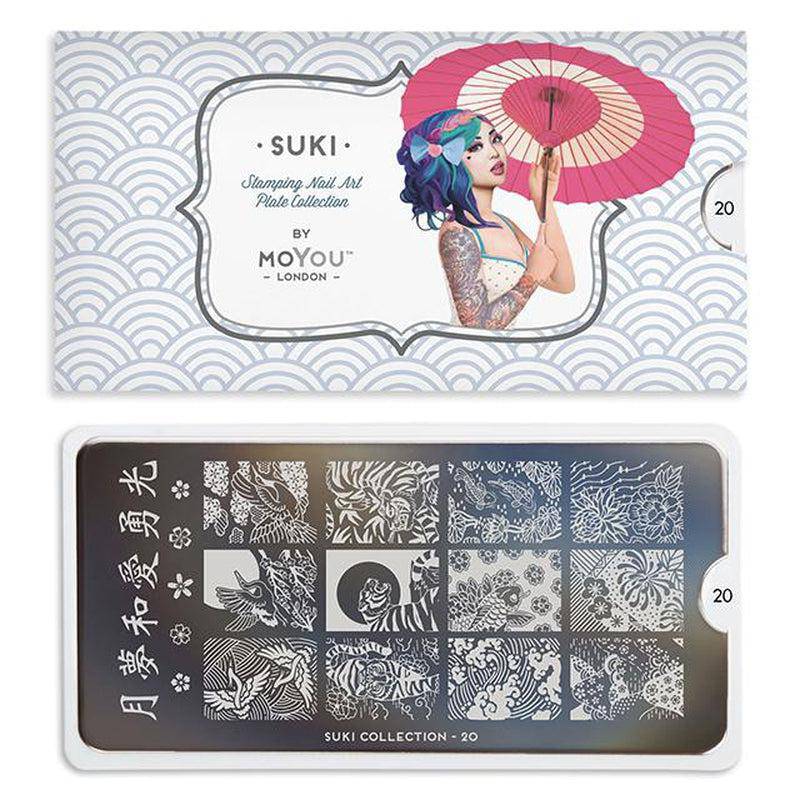 Suki 20 ⦠Nail Stamping Plate - MoYou London