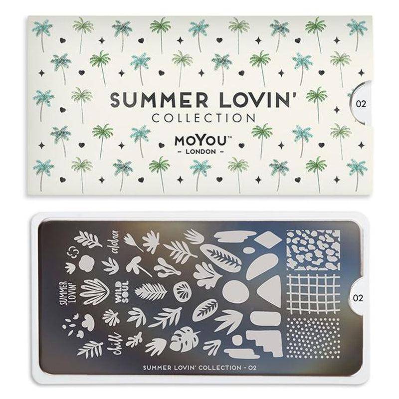 Summer Lovin' 02 ✦ Nail Stamping Plate - MoYou London