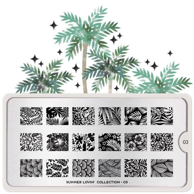 Summer Lovin' 03 ✦ Nail Stamping Plate - MoYou London