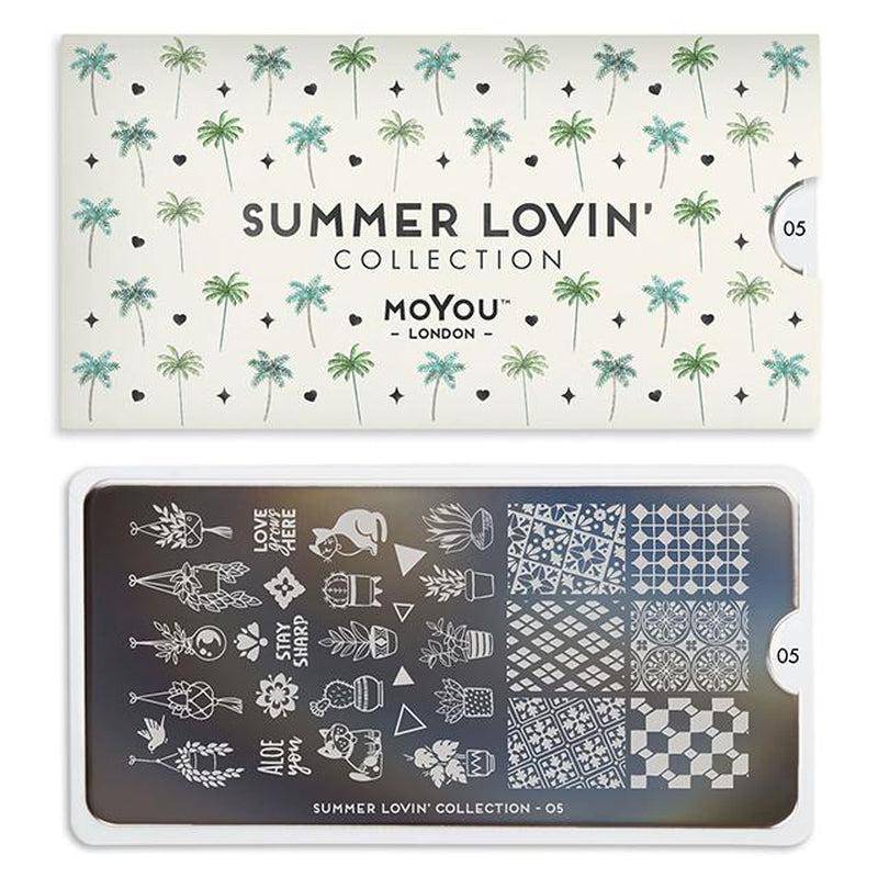 Summer Lovin' 05 ✦ Nail Stamping Plate - MoYou London