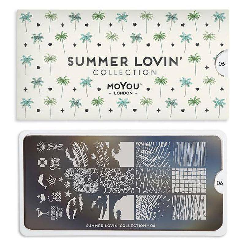 Summer Lovin' 06 ✦ Nail Stamping Plate - MoYou London