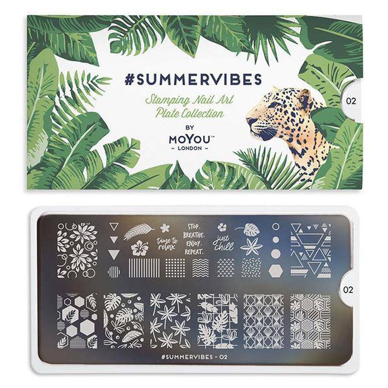 #Summervibes 02 ✦ Nail Stamping Plate - MoYou London
