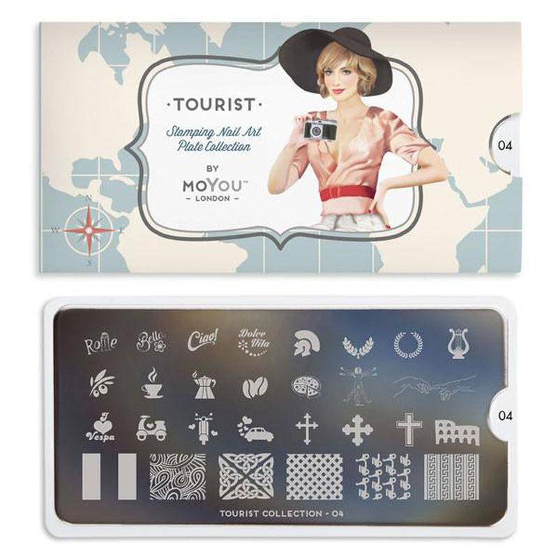 Tourist 04 ✦ Nail Stamping Plate - MoYou London