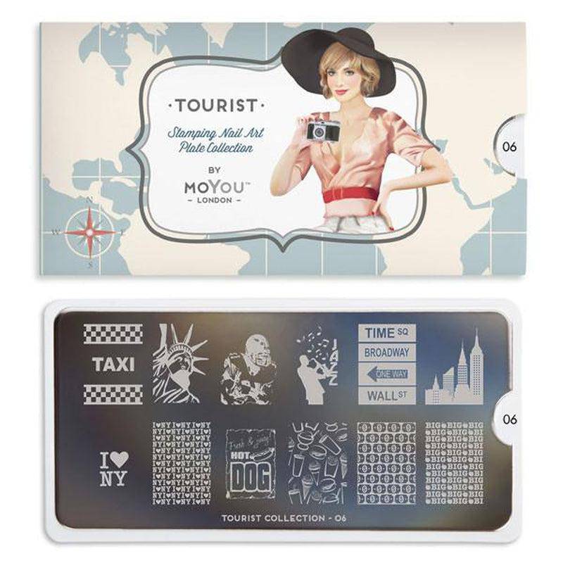 Tourist 06 ✦ Nail Stamping Plate - MoYou London