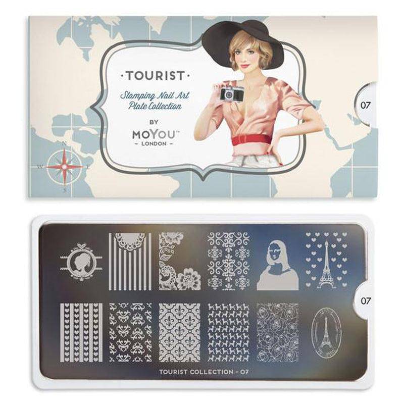 Tourist 07 ✦ Nail Stamping Plate - MoYou London