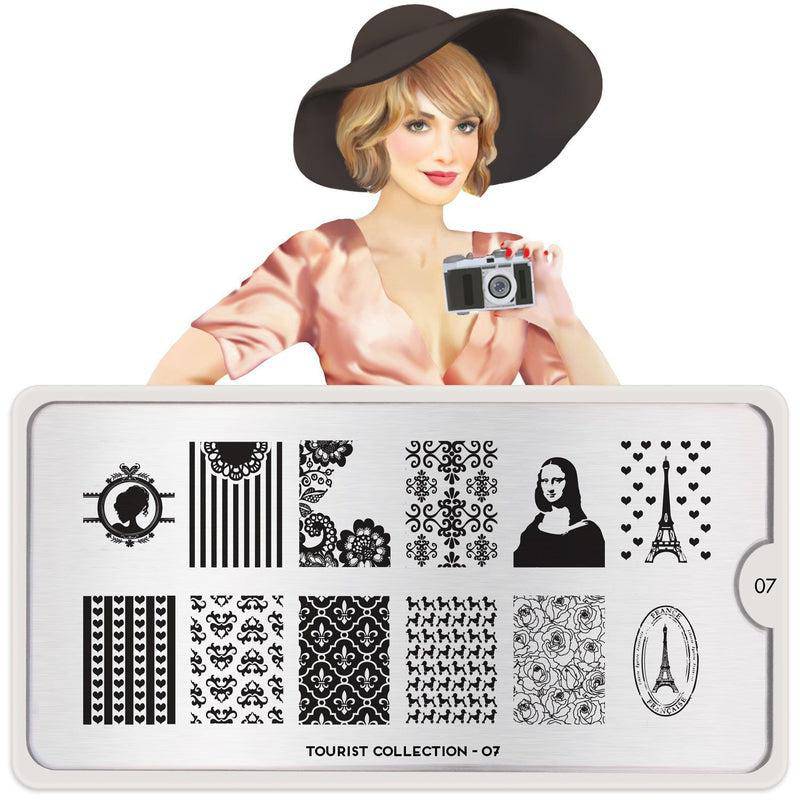 Tourist 07 ✦ Nail Stamping Plate - MoYou London