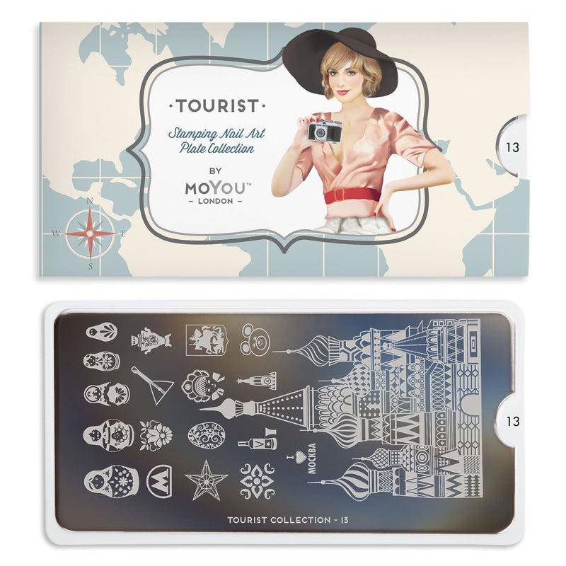 Tourist 13 ✦ Nail Stamping Plate - MoYou London