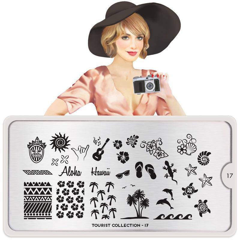 Tourist 17 ✦ Nail Stamping Plate - MoYou London