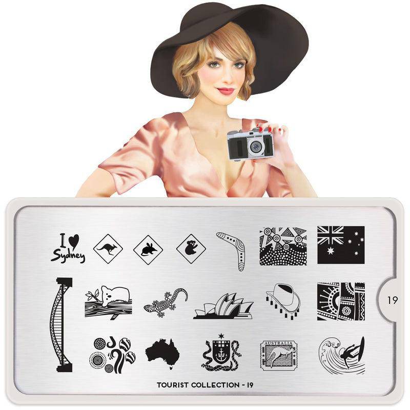 Tourist 19 ⦠Nail Stamping Plate - MoYou London