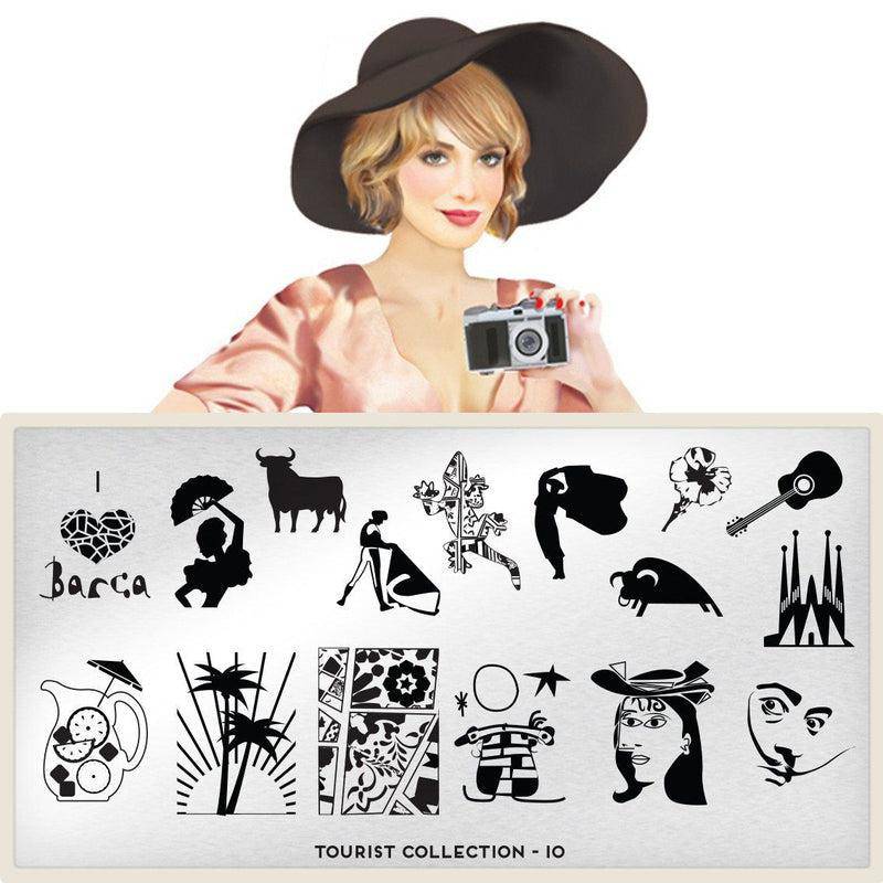 Tourist Collection 10 ✦ Nail Stamping Plate - MoYou London