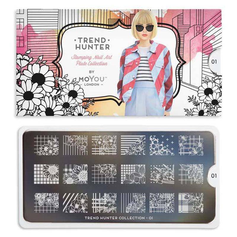 Trend Hunter 01 ✦ Nail Stamping Plate - MoYou London
