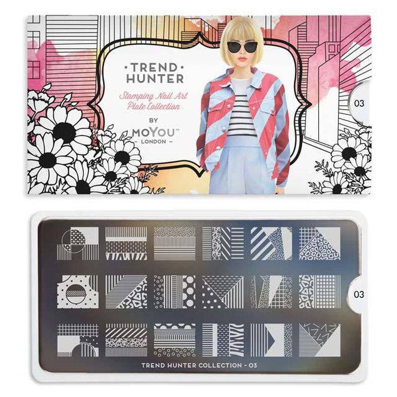 Trend Hunter 03 ✦ Nail Stamping Plate - MoYou London