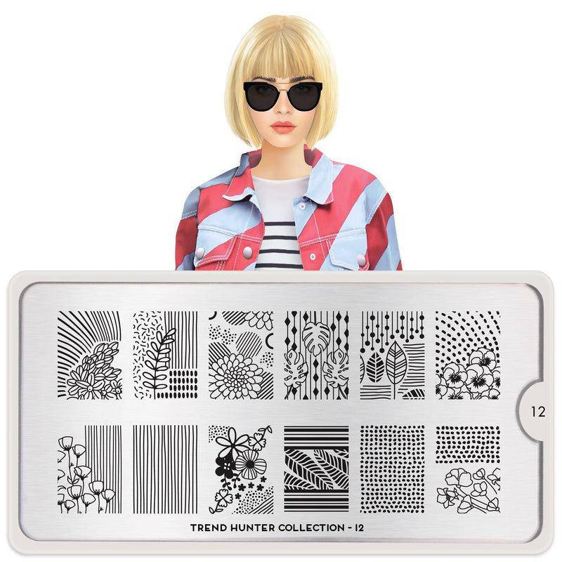 Trend Hunter 12 ✦ Nail Stamping Plate - MoYou London