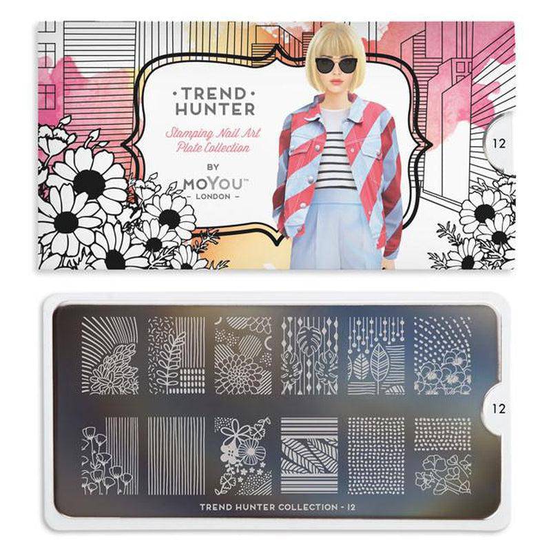 Trend Hunter 12 ✦ Nail Stamping Plate - MoYou London