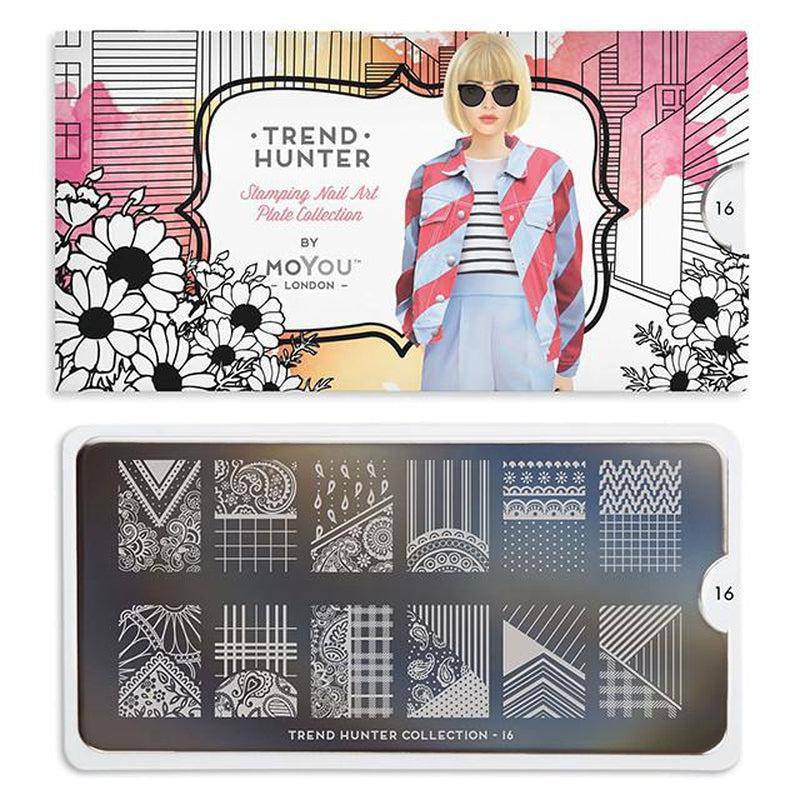 Trend Hunter 16 ✦ Nail Stamping Plate - MoYou London