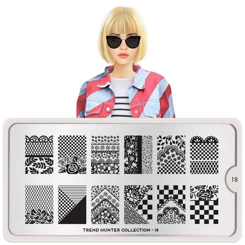 Trend Hunter 18 ✦ Nail Stamping Plate - MoYou London