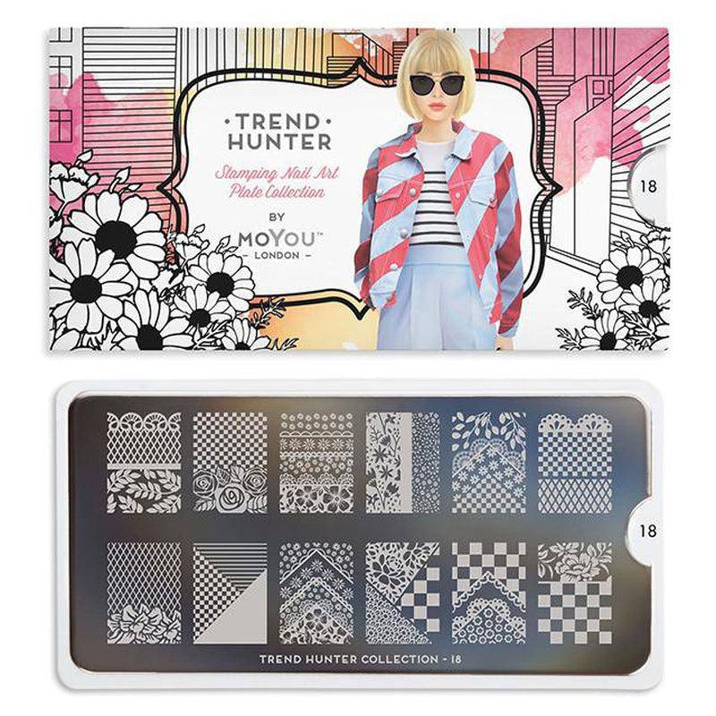 Trend Hunter 18 ✦ Nail Stamping Plate - MoYou London